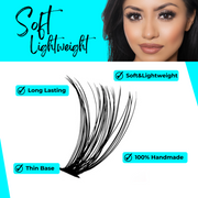 280pcs 30D+40D Cluster Lash Extension-REAL LASH