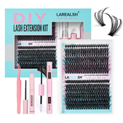 280pcs 40D+50D Lash Cluster DIY Eyelash Extension Kit-REAL LASH