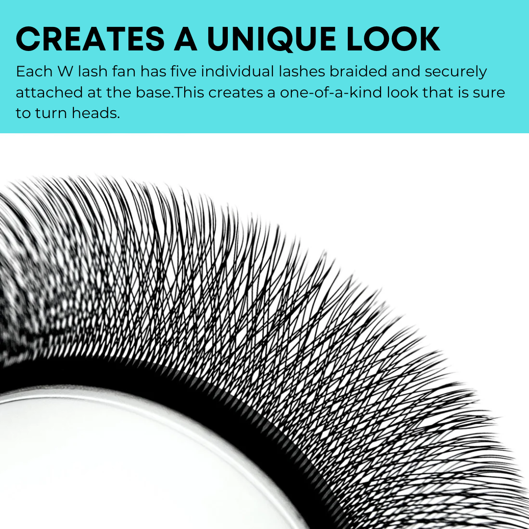 REAL LASH 5D W Shape Premade Fans 0.07 Eyelash Extensions-REAL LASH