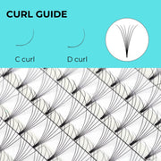 6D Russian Premade Volume Fans-REAL LASH