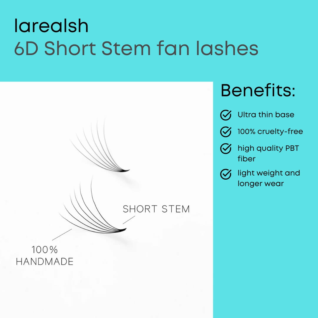 6D Russian Premade Volume Fans-REAL LASH