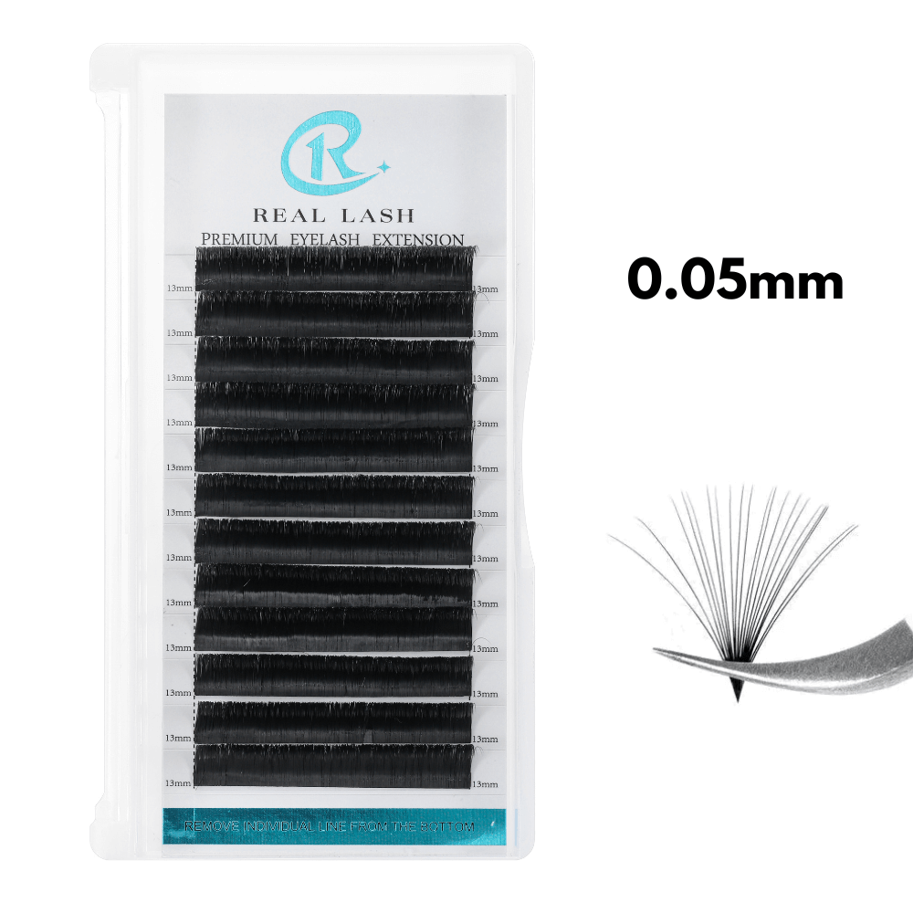 Easy Fanning Lash Extensions 0.05mm