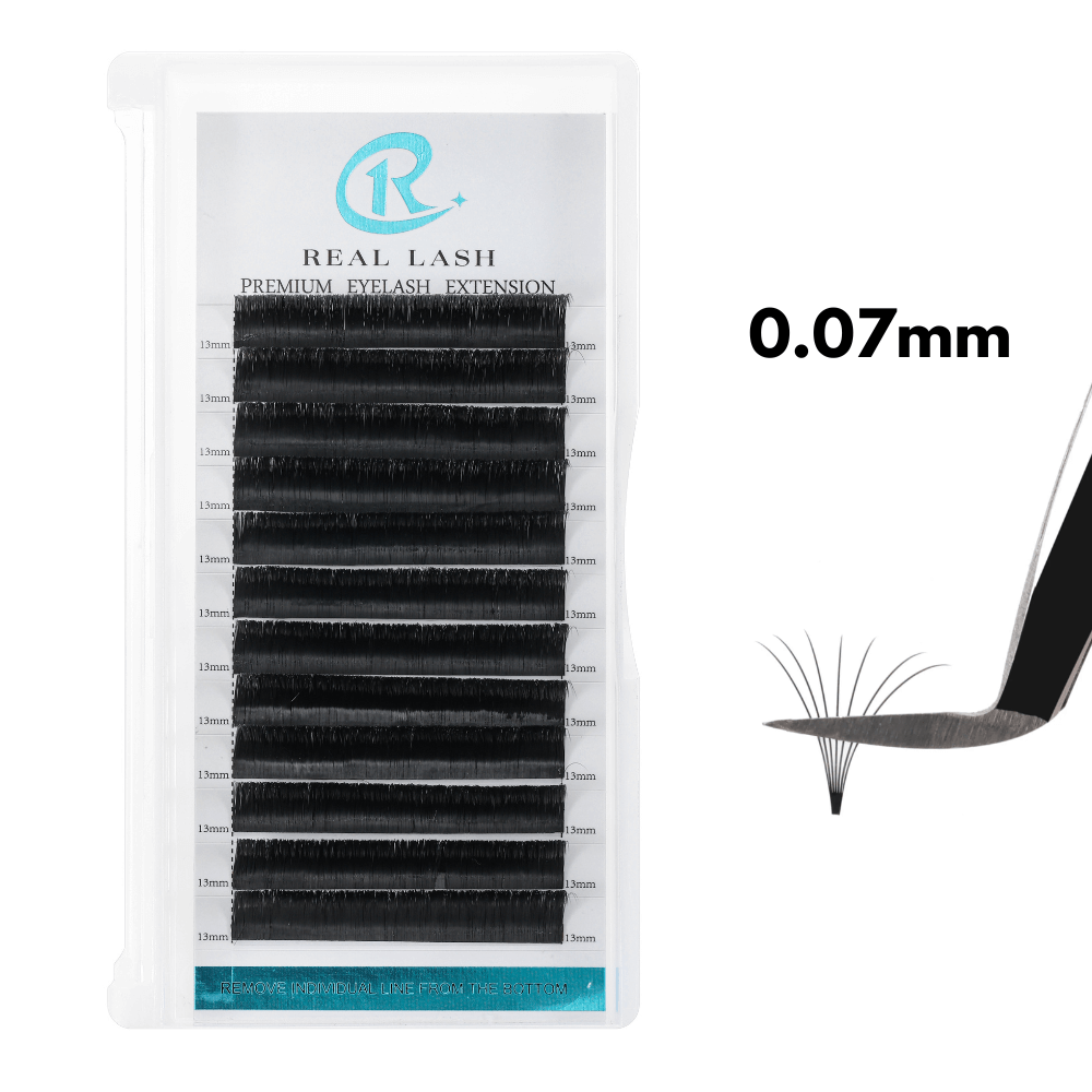 Easy Fanning Lash Extensions 0.07mm