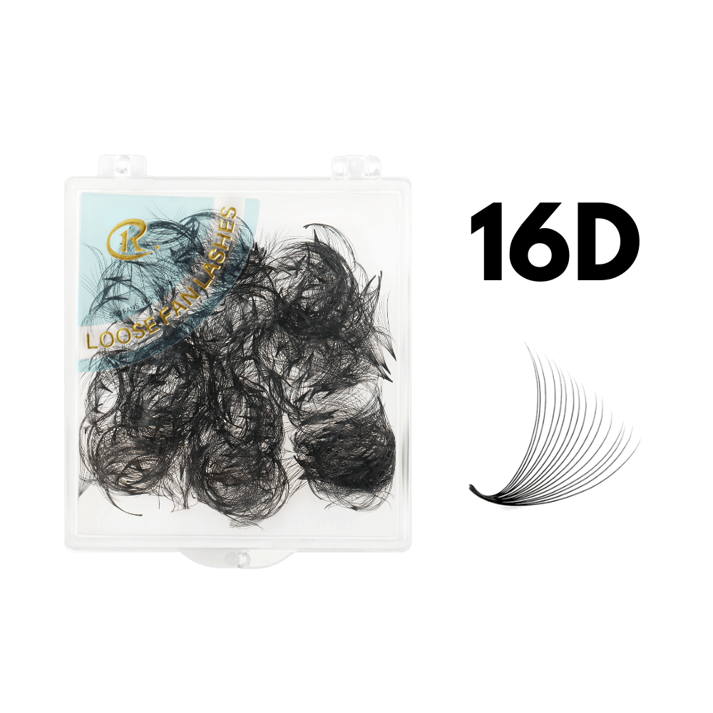 16D Promade Volume Loose Fans Pointy Base(500 Fans）-REAL LASH
