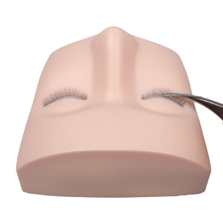 Mini Mannequin Head With Lashes-REAL LASH