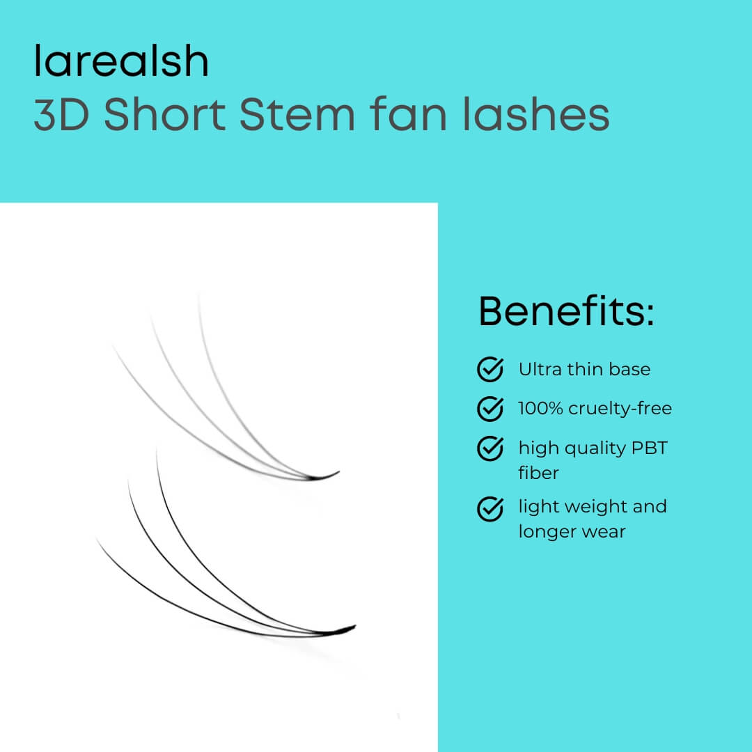 3D Russian Premade Volume Fans-REAL LASH