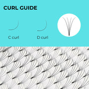 4D Russian Premade Volume Fans-REAL LASH