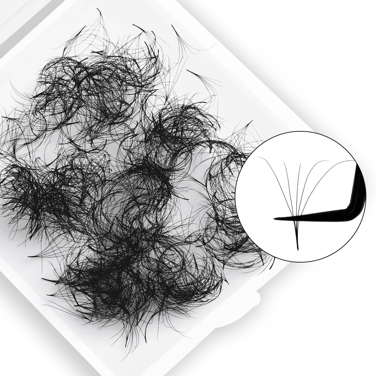 5D Promade Volume Loose Fans Pointy Base(500 Fans)-REAL LASH