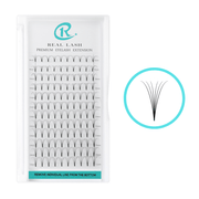 6D Russian Premade Volume Fans Short Stem-REAL LASH