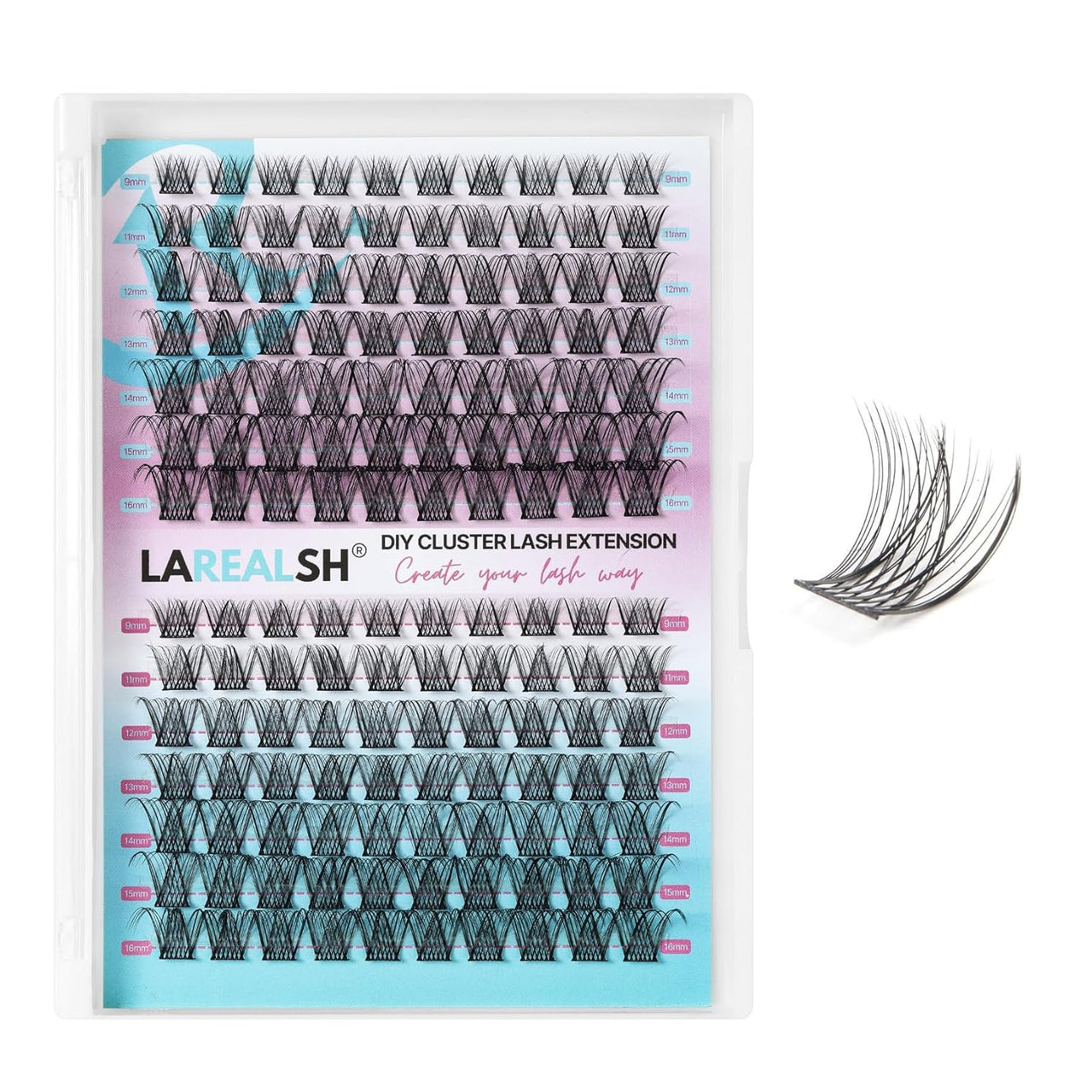 140pcs Natural Cluster Lash Extension-REAL LASH
