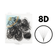 8D Promade Volume Loose Fans Pointy Base(500 Fans)-REAL LASH