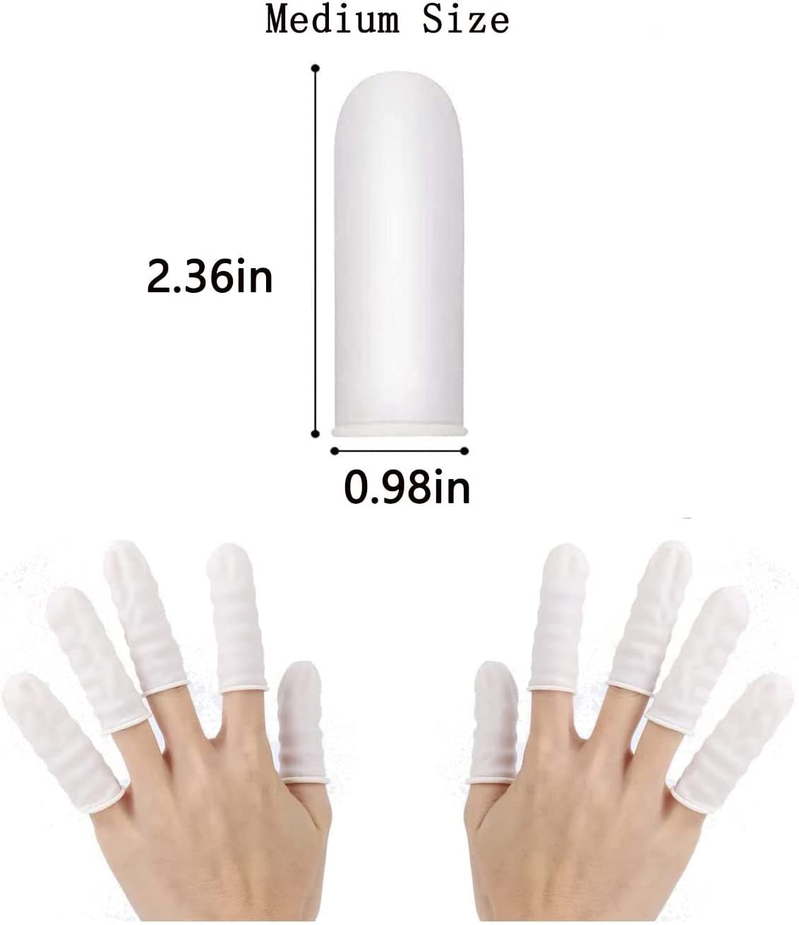 Disposable Latex Finger Cots-REAL LASH