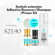Eyelash Adhesive+Remover+Shampoo+Primer Kit-REAL LASH