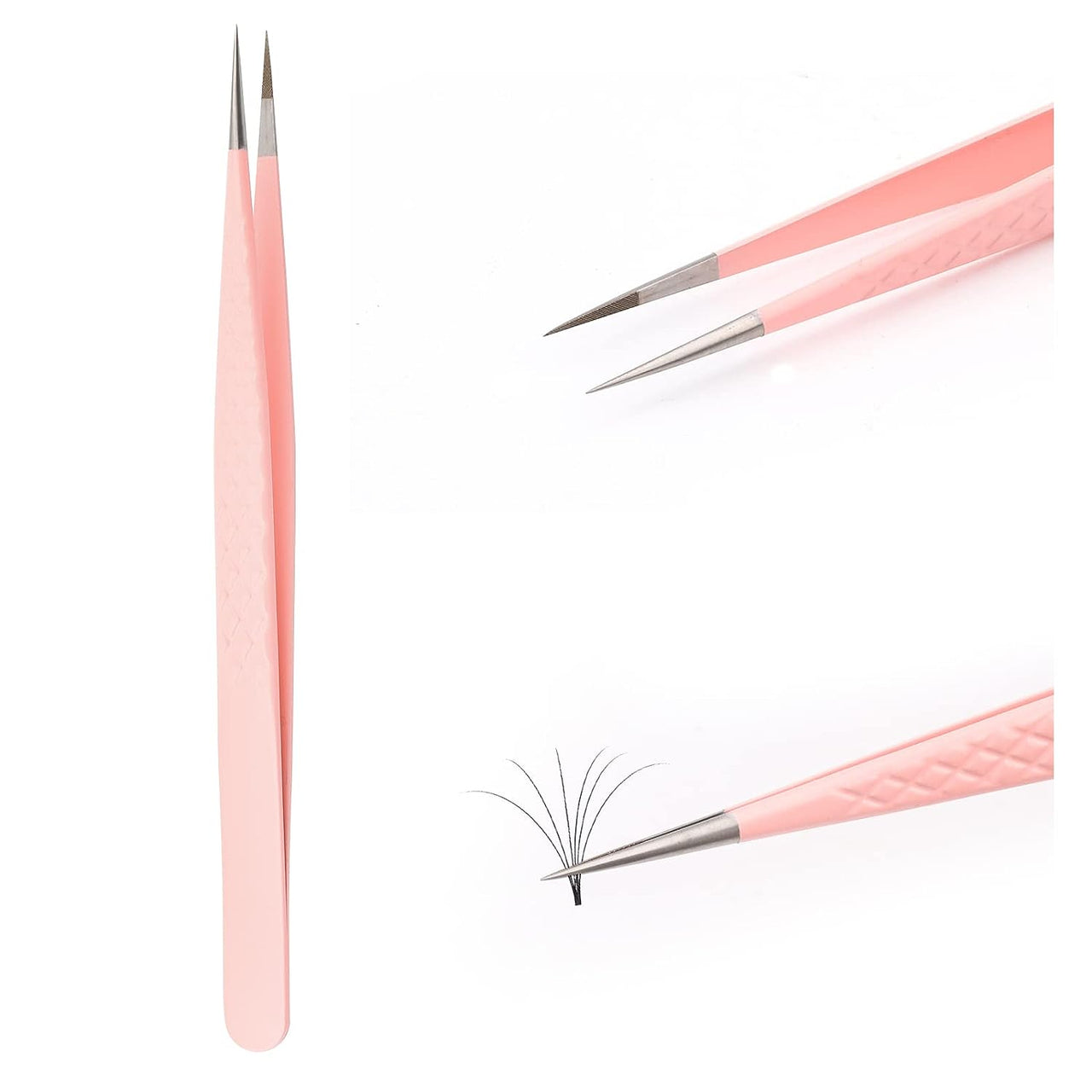 Fiber Tip Straight tweezer-REAL LASH