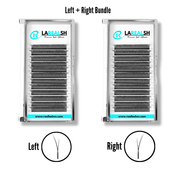 Foxy Y 0.07 Premade Lash Extensions(Left+Right Bundle)-REAL LASH