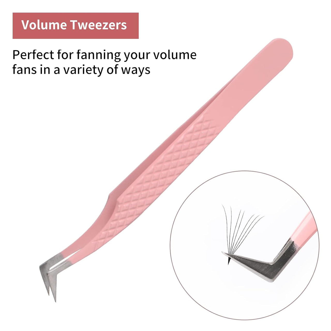 Fiber Tip L-shaped Tweezers-REAL LASH