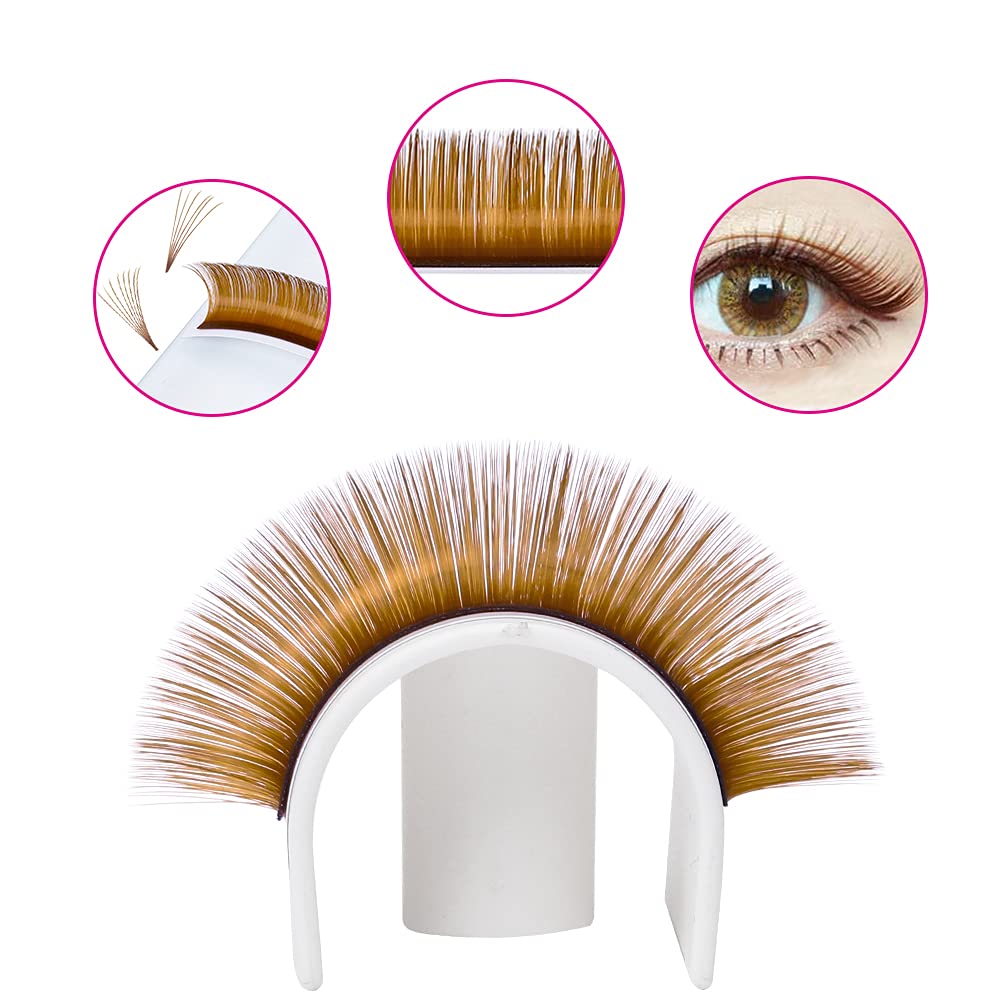 Light Brown Volume Lash 0.07-REAL LASH