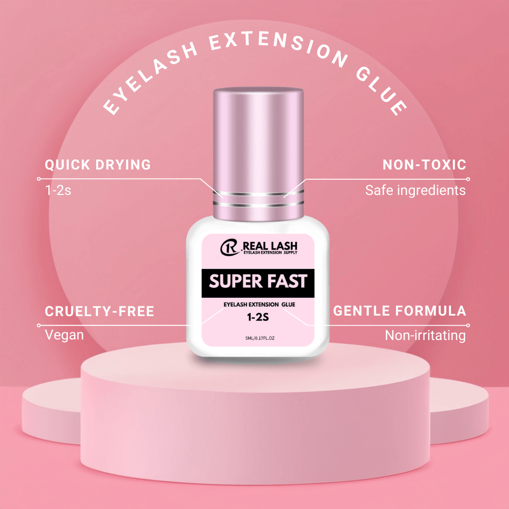 Super Fast Eyelash Extension Glue 1-2s