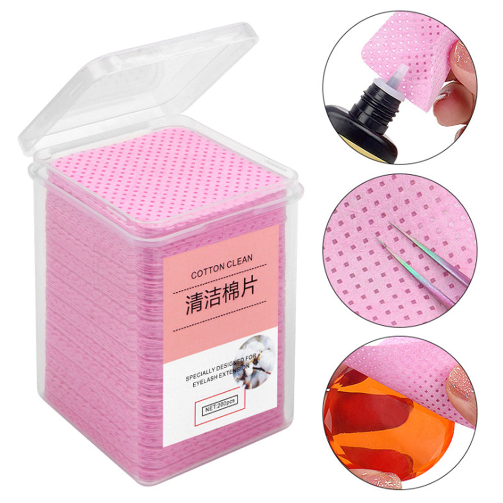 Eyelashes adhesive wipes (Pink) - Real Lash