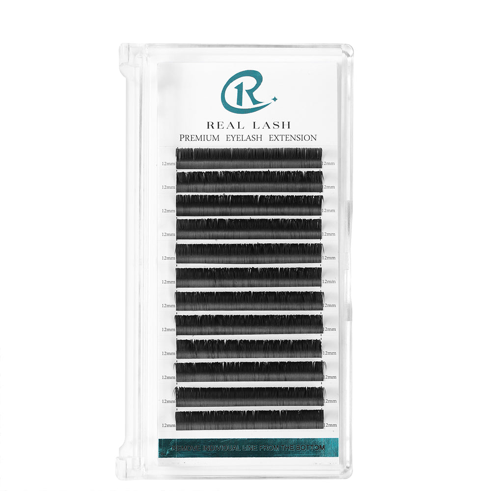 Matte Ellipse flat lashes 0.15 - Real Lash