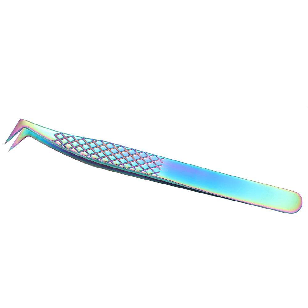 NON-SLIP RAINBOW VOLUME TWEEZERS - Real Lash