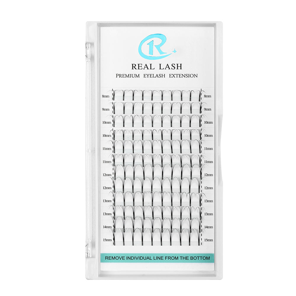 REALLASH LONG STEM PREMADE FANS(D Curl) - Real Lash