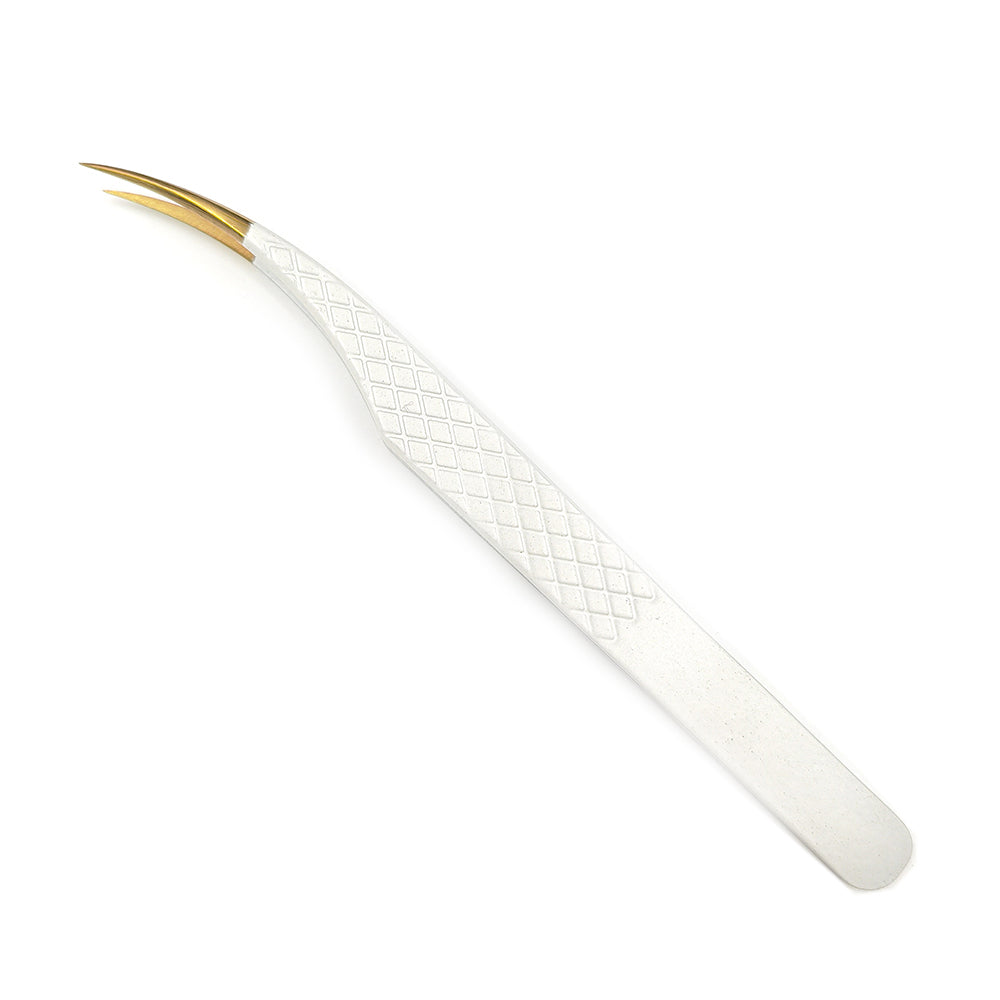 White Diamond Dolphin Tweezers - Real Lash